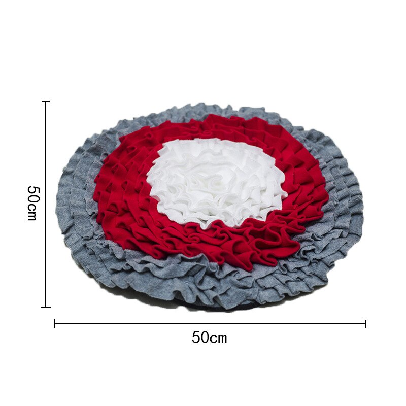 Pet Dog Snuffle Mat Nose Smell Training Sniffing Pad Dog Puzzle Toy Slow Feeding Bowl Food Dispenser Carpet Washable Dog Toys