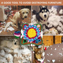 Pet Dog Snuffle Mat Nose Smell Training Sniffing Pad Dog Puzzle Toy Slow Feeding Bowl Food Dispenser Carpet Washable Dog Toys