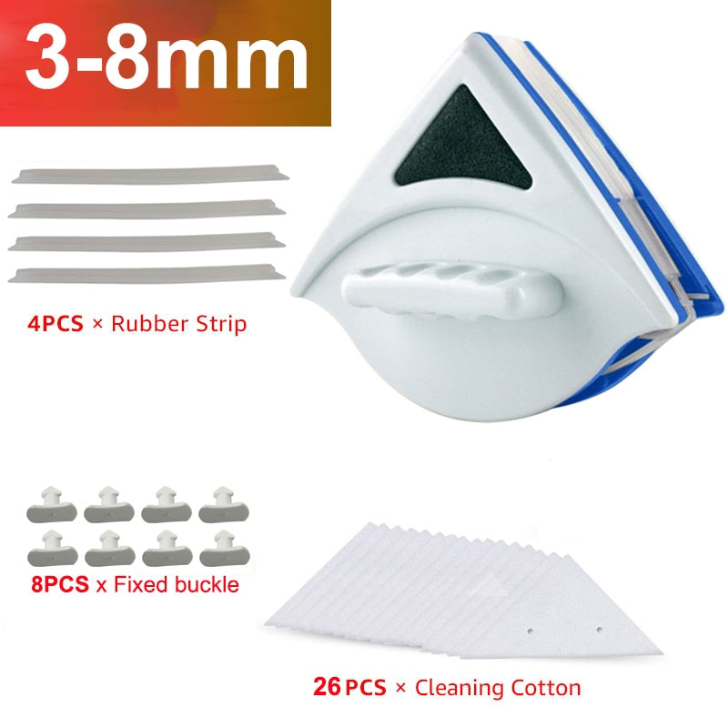 3-30mm Limpador de janela, vidro magnético de lado duplo, limpeza doméstica