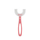 Escova de dentes para bebês, crianças, 360 graus, em forma de U, mordedores, silicone macio, escova para bebês, cuidados bucais, limpeza