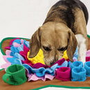 Pet Dog Snuffle Mat Nose Smell Training Sniffing Pad Dog Puzzle Toy Slow Feeding Bowl Food Dispenser Carpet Washable Dog Toys