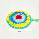 Pet Dog Snuffle Mat Nose Smell Training Sniffing Pad Dog Puzzle Toy Slow Feeding Bowl Food Dispenser Carpet Washable Dog Toys