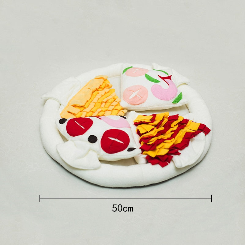 Pet Dog Snuffle Mat Nose Smell Training Sniffing Pad Dog Puzzle Toy Slow Feeding Bowl Food Dispenser Carpet Washable Dog Toys