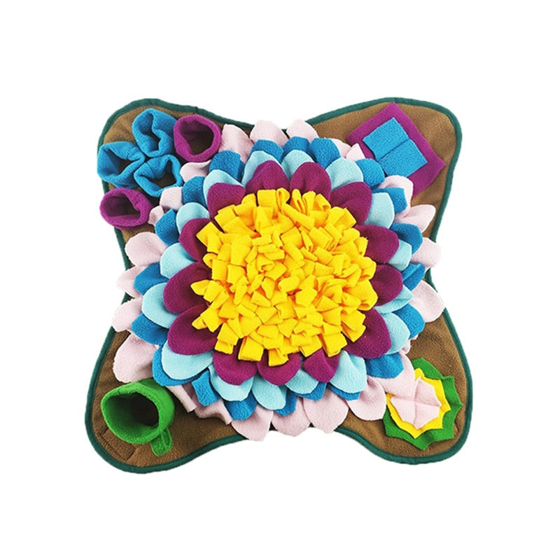 Pet Dog Snuffle Mat Nose Smell Training Sniffing Pad Dog Puzzle Toy Slow Feeding Bowl Food Dispenser Carpet Washable Dog Toys