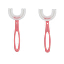 Escova de dentes para bebês, crianças, 360 graus, em forma de U, mordedores, silicone macio, escova para bebês, cuidados bucais, limpeza