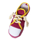 Pet Dog Chew Knot Toy Cotton Rope Slippers Pet Toy Cleaning Teeth  Bite Resistant Chew Puppy Toy Dogs Accessories