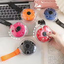 Foldable Shopping Bag Roll Up Portable Lanyard Reusable Heavy Duty Cloth Large Capacity Grocery Shopper Bag Tote Handbag